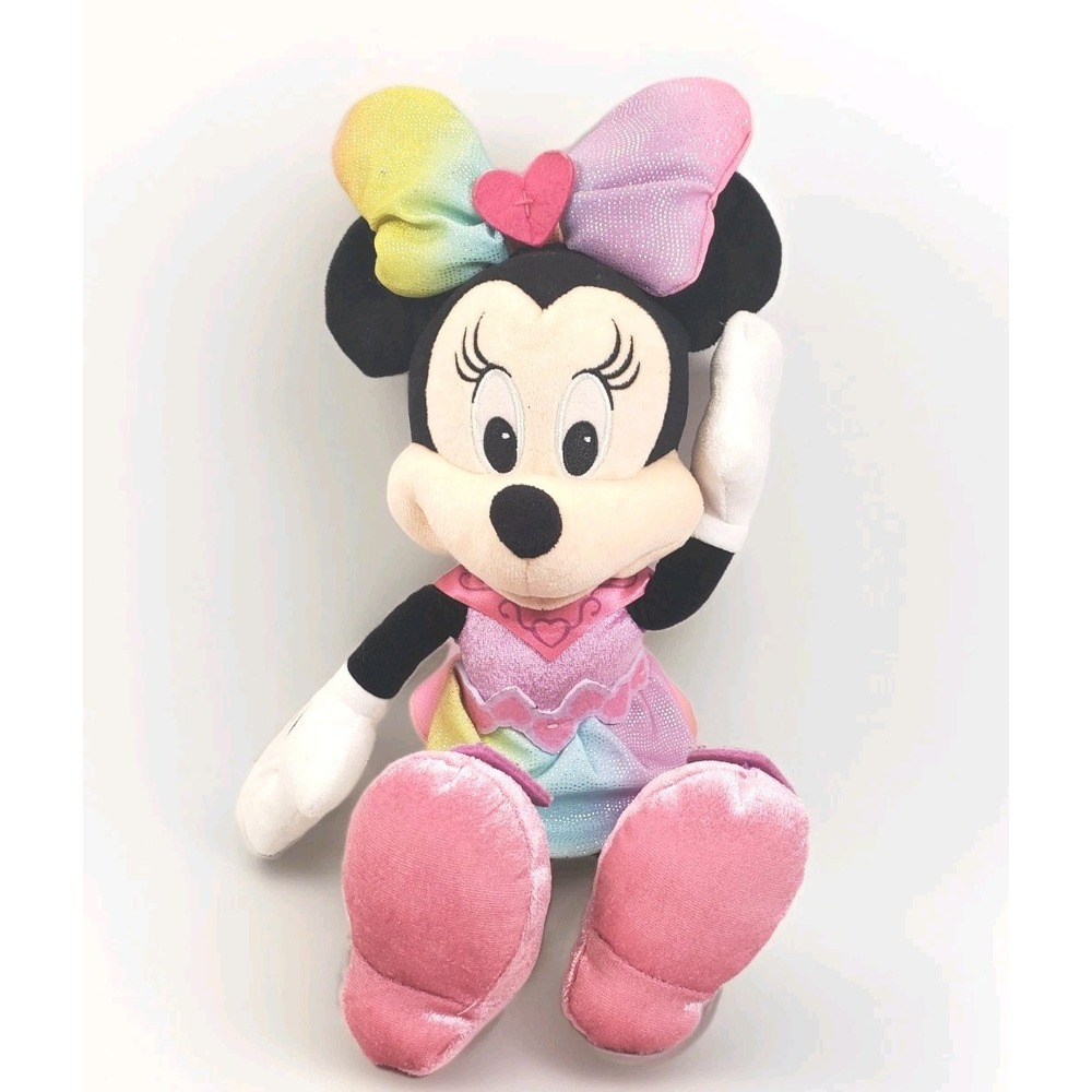 Disney Junior Minnie Mouse Sparkle and Sing 13" Plush Stuffed Toy Tested Works‎